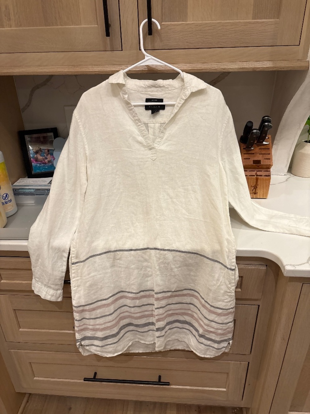Tahari  Linen Dress